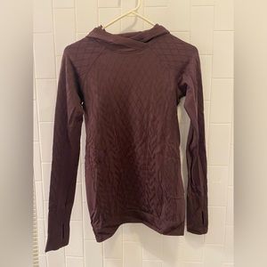 Lululemon long sleeve hood size 6 purple plum